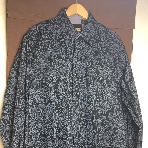 DRYSDALES Other - DRYSDALES Western Pearl SnapButtons PaisleyShirt